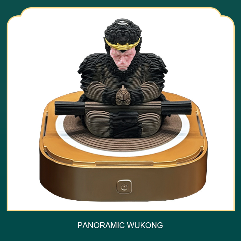 3D Paper-Carved Wukong Desk Calendar -Papercutartist
