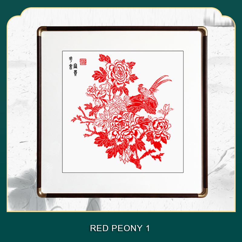 Colorful flower-and-bird non-heritage paper-cutting-Papercutartist