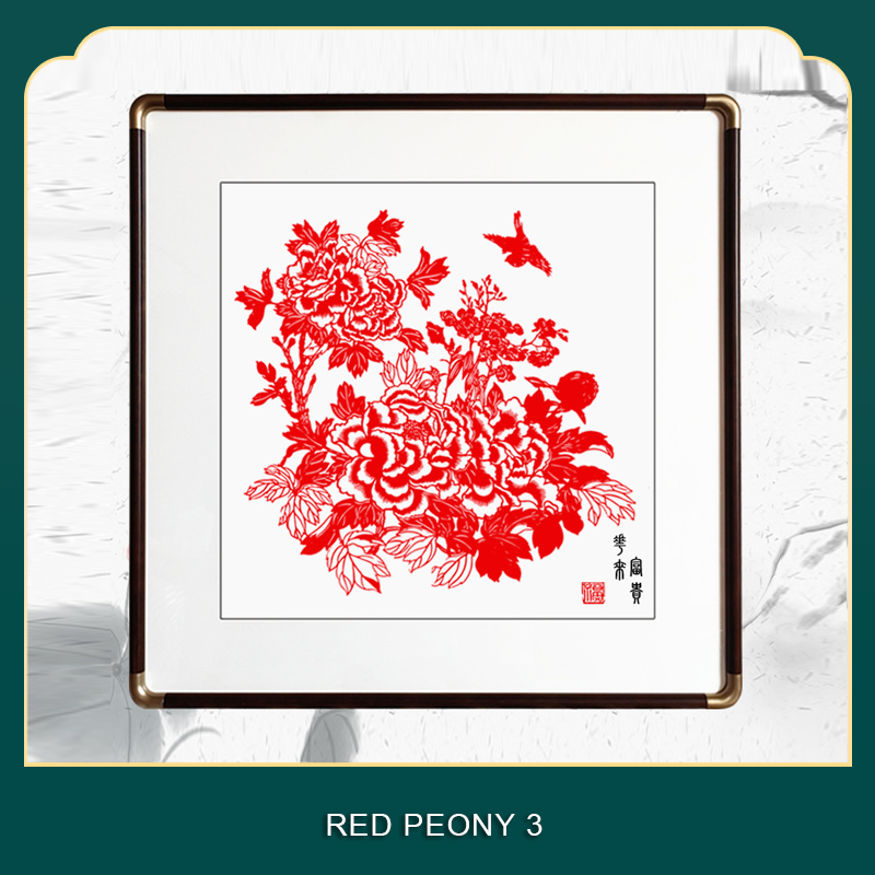 Colorful flower-and-bird non-heritage paper-cutting-Papercutartist