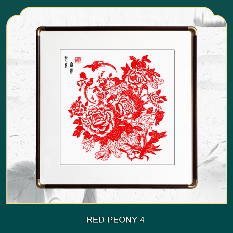 Colorful flower-and-bird non-heritage paper-cutting-Papercutartist