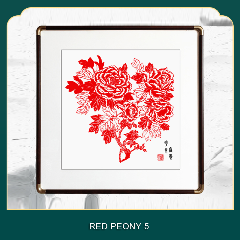 Colorful flower-and-bird non-heritage paper-cutting-Papercutartist