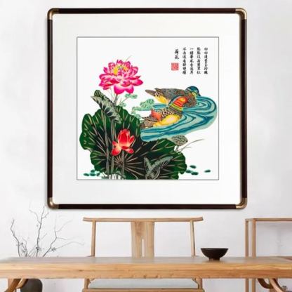 Colorful flower-and-bird non-heritage paper-cutting-Papercutartist