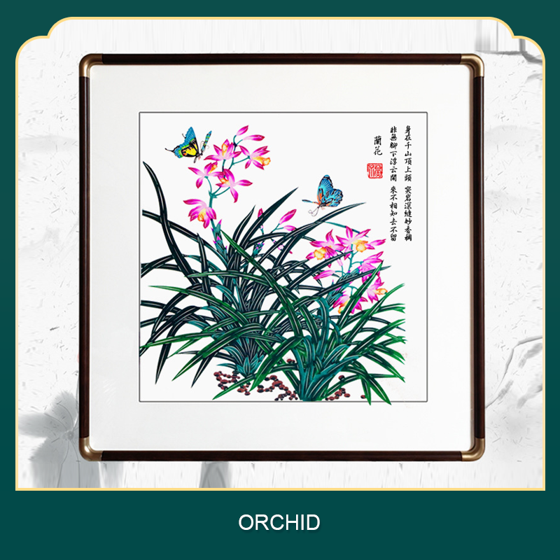 Colorful flower-and-bird non-heritage paper-cutting-Papercutartist