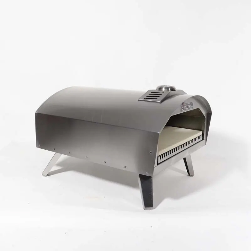 12" Collapsible Gas Pizza Oven With U-shaped Fire Row Burning