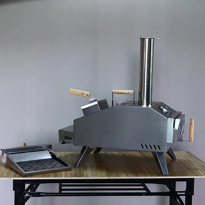 13" Multi-Fuel Pizza Oven (Wood/Charcoal/Pellet/Gas) Outdoor Grill -2