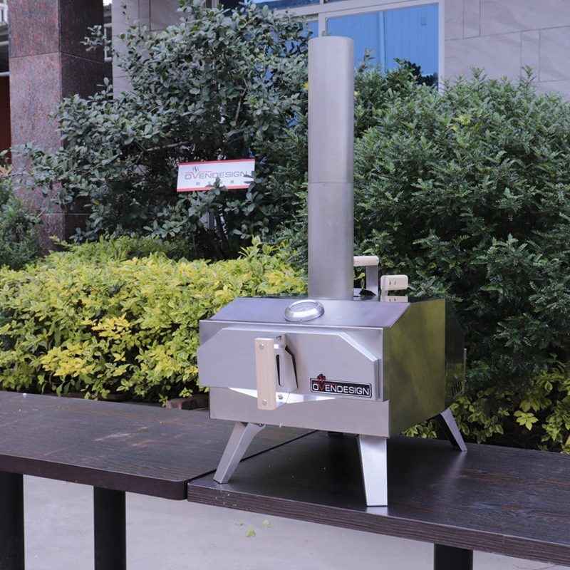 13" Non-Gas (Wood/Charcoal/Pellet) Outdoor Camping Pizza Oven