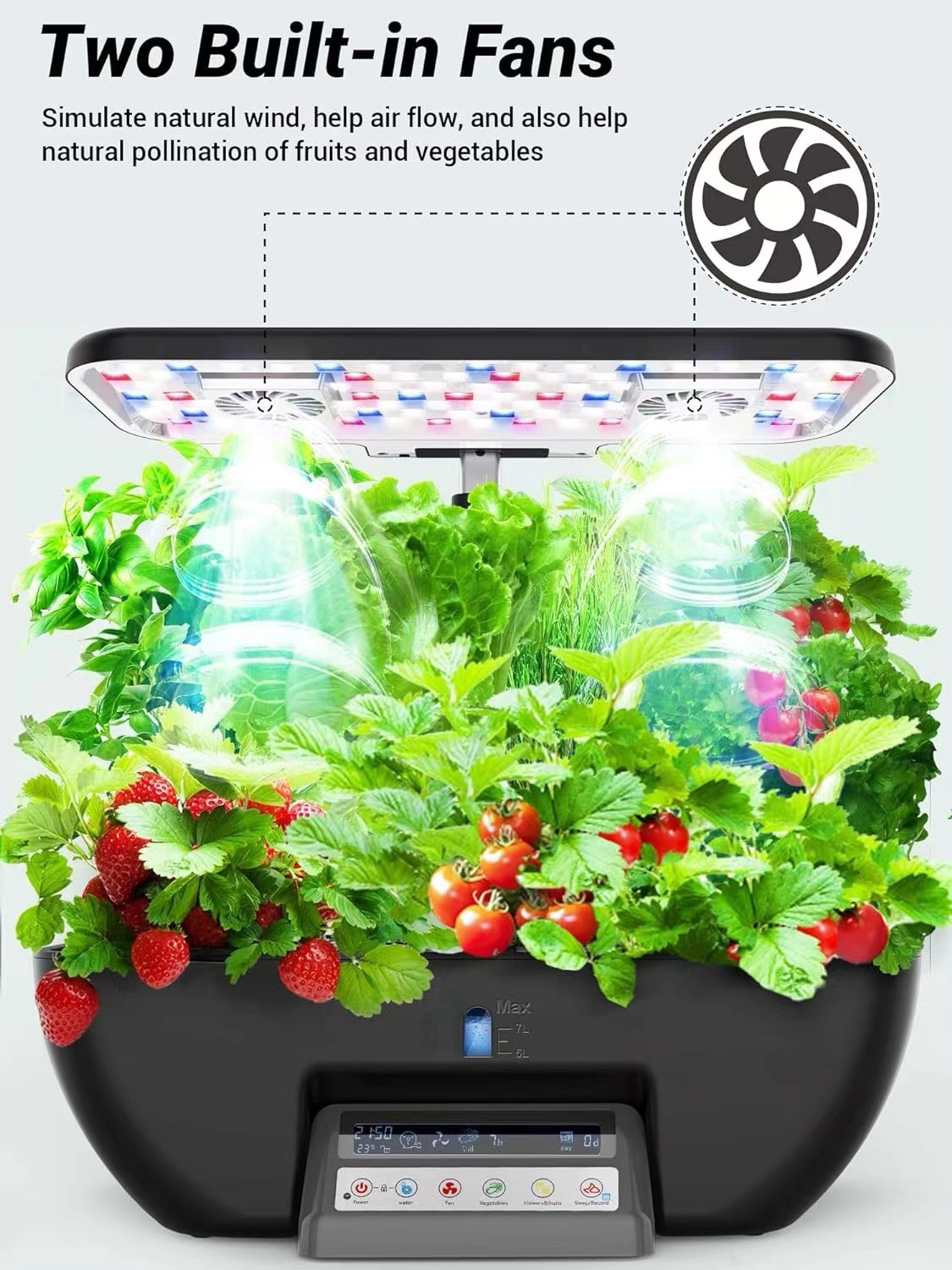 17 Pods Growing Hydroponic Vegetable System Kit for Sale, Indoor Smart Garden Planter, Product details introduction picture 2