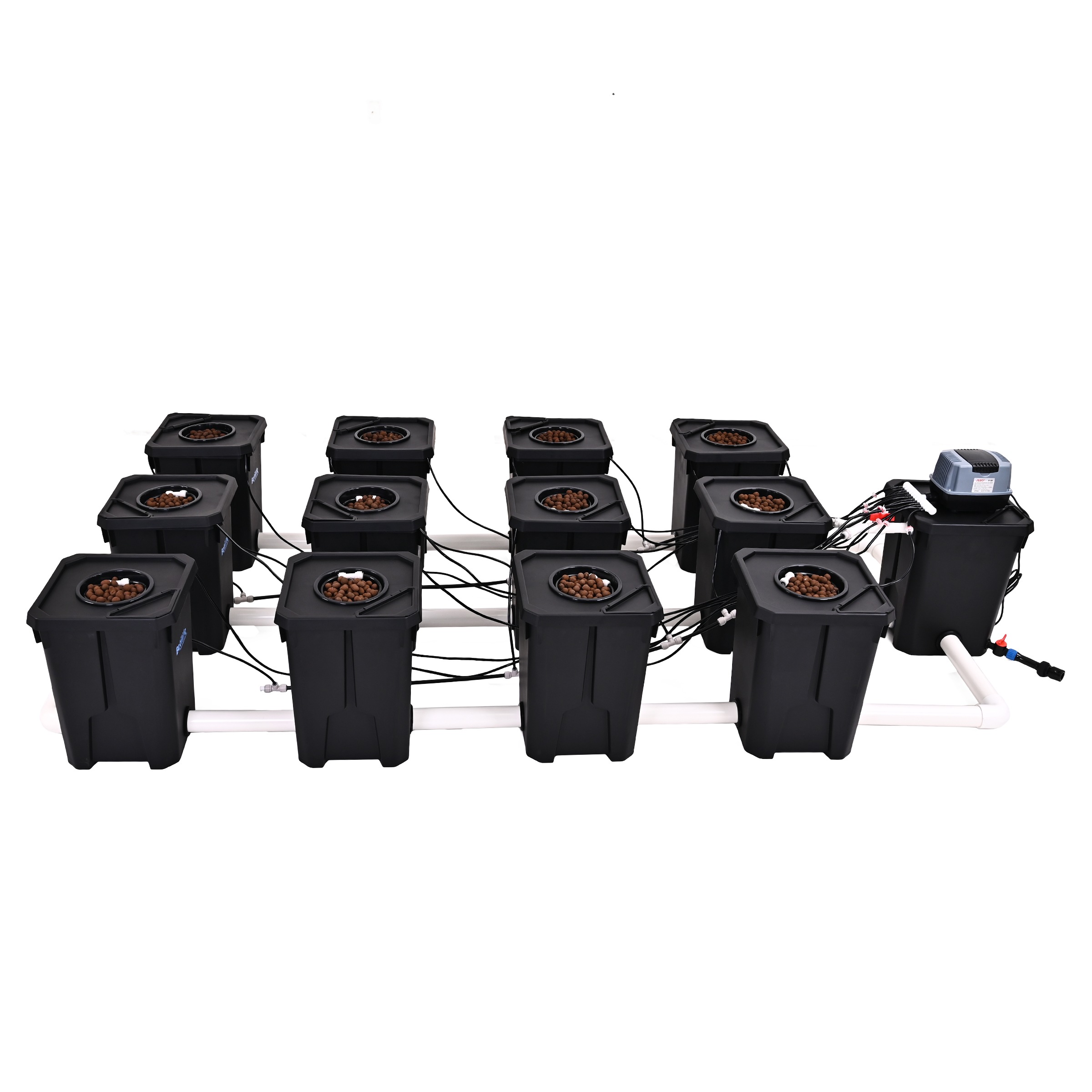 Betilife 12 Buckets RDWC Hydroponic System 7 Gallon 27L Product Image 2