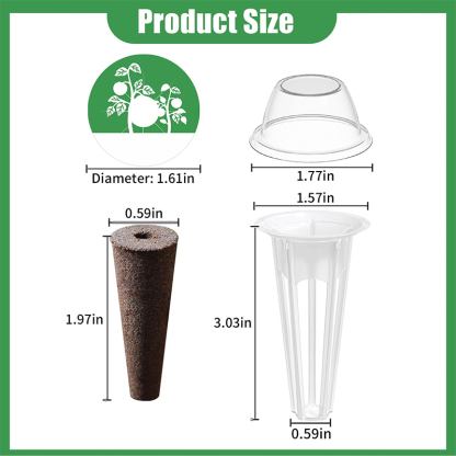 Hydroponic Seed Pod Kit Size