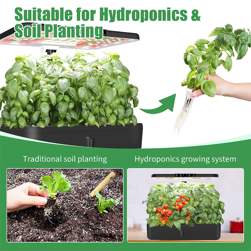 30Pcs Seed Pod Kit with Grow Baskets, Sponges, Domes, Pod Labels, Covers, and Tweezers. Product use environment