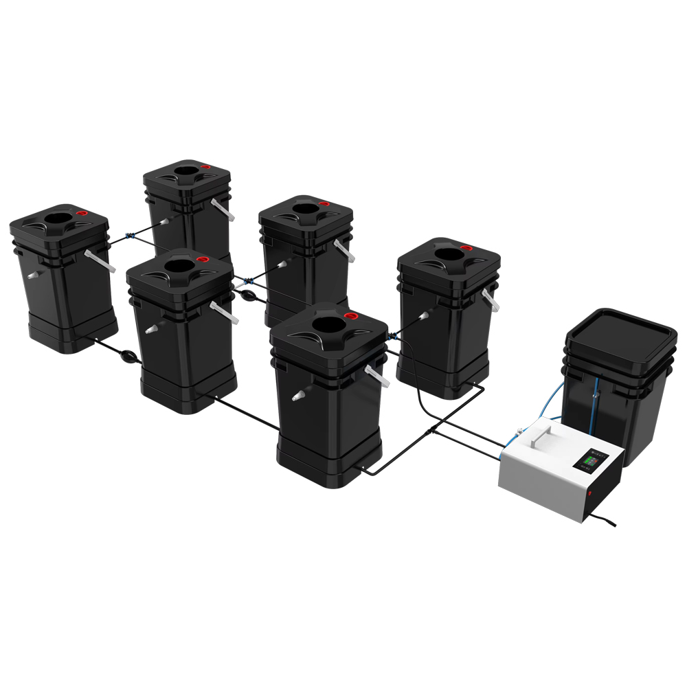 6-Pot Site Bucket Hydroponic Aeroponics Hydroponic System Kits for Sale