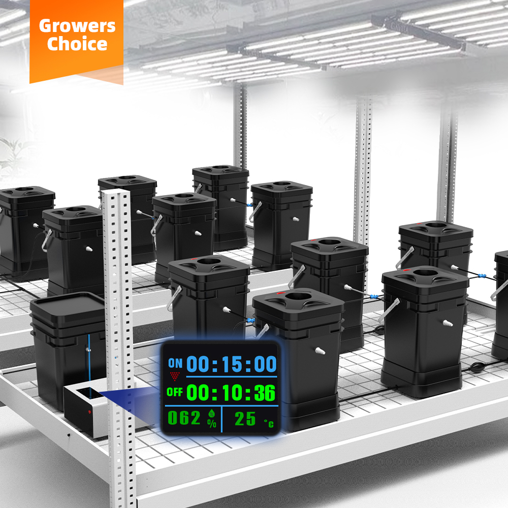 6-Pot Site Bucket Hydroponic Aeroponics Hydroponic System Kits Scene Display