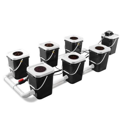 6 Sites 20L Recirculating Deep Water Culture Hydroponic System Kits