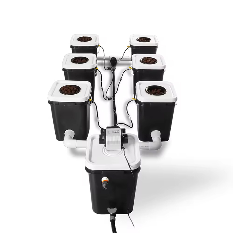 6 Sites 5 Gallon(20L) Recirculating Deep Water Culture Hydroponic System Kits