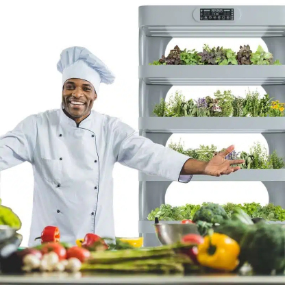 72 Pods 85 Seeding Sites Hydroponic Growing System 5-Tier Vertical Vegetable Garden With LED Grow Lights, Timer, Nutrient Tank, Adapter, Hydrating Pump, Seeding Bed, and Net Pots