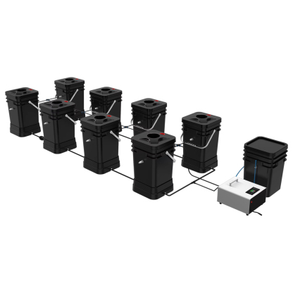 8-Pot Site Deep Water Culture Bucket Aeroponics Growing System Kits
