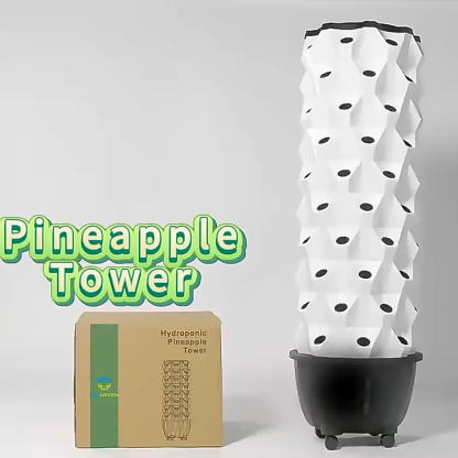 48-96 Pods Hydroponic Tower System Growing Veg Plants w/ LED Grow Light & Timer, 6-12 Layers Indoor & Outdoor