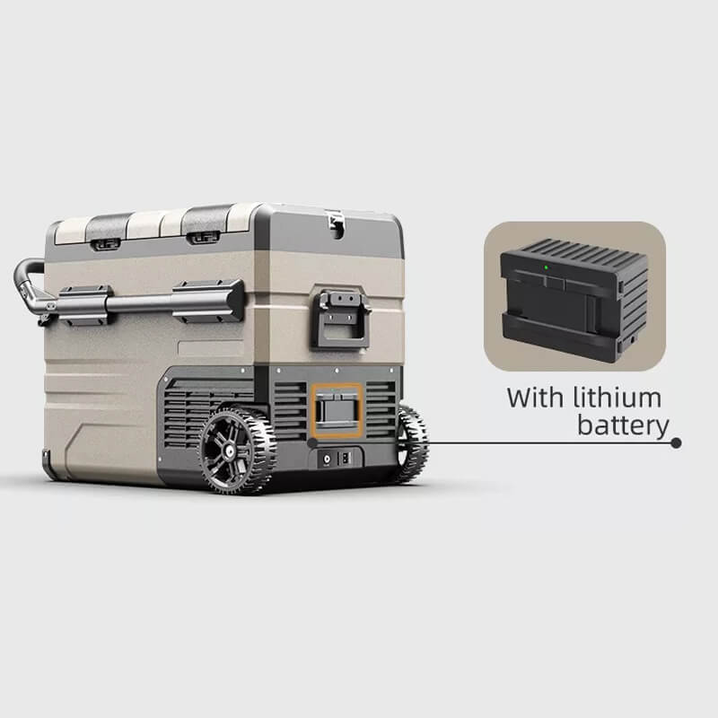 Alpicool TAW35 Portable Dual-Zone Camping Car Fridge With battery