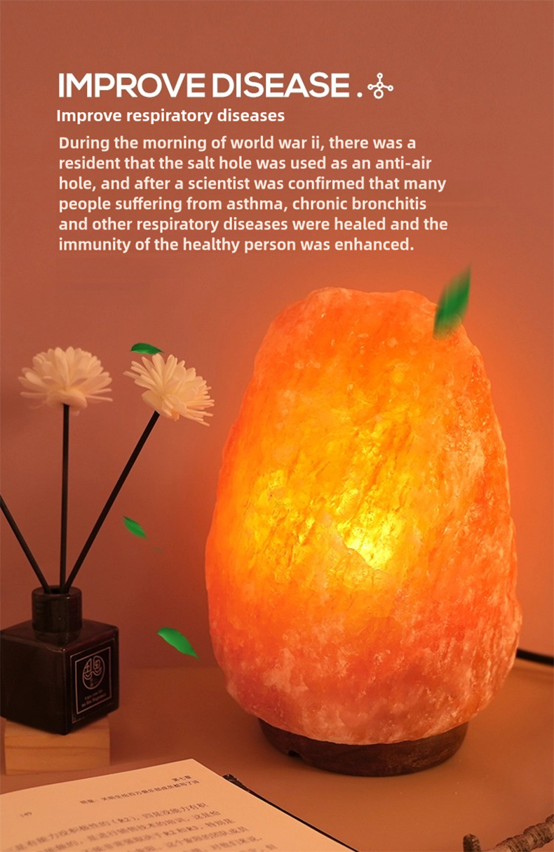 Himalayan Pigeon Blood Red Salt Lamp for Bedroom Sleep, Night Light, Product Details 3