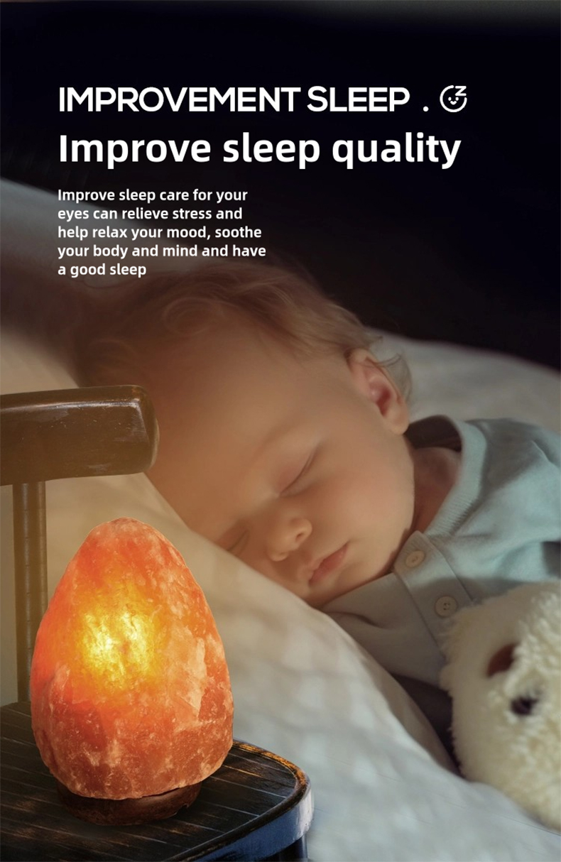 Himalayan Pigeon Blood Red Salt Lamp for Bedroom Sleep, Night Light, Product Details 4
