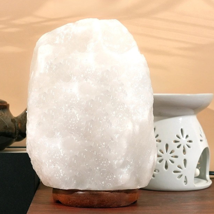 Himalayan White Rock Salt Lamp for Office, Bedroom, Desk Creative Table Lamp, Price