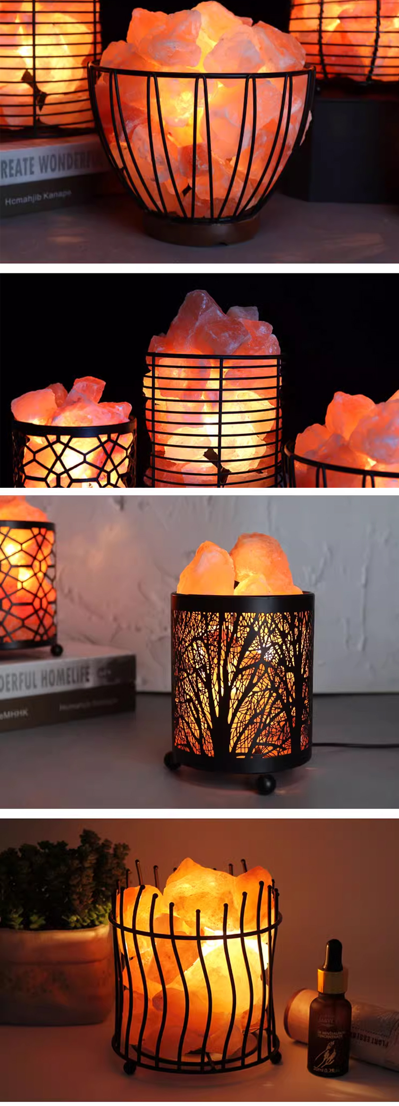 Himalayan Salt Lamp Basket Details