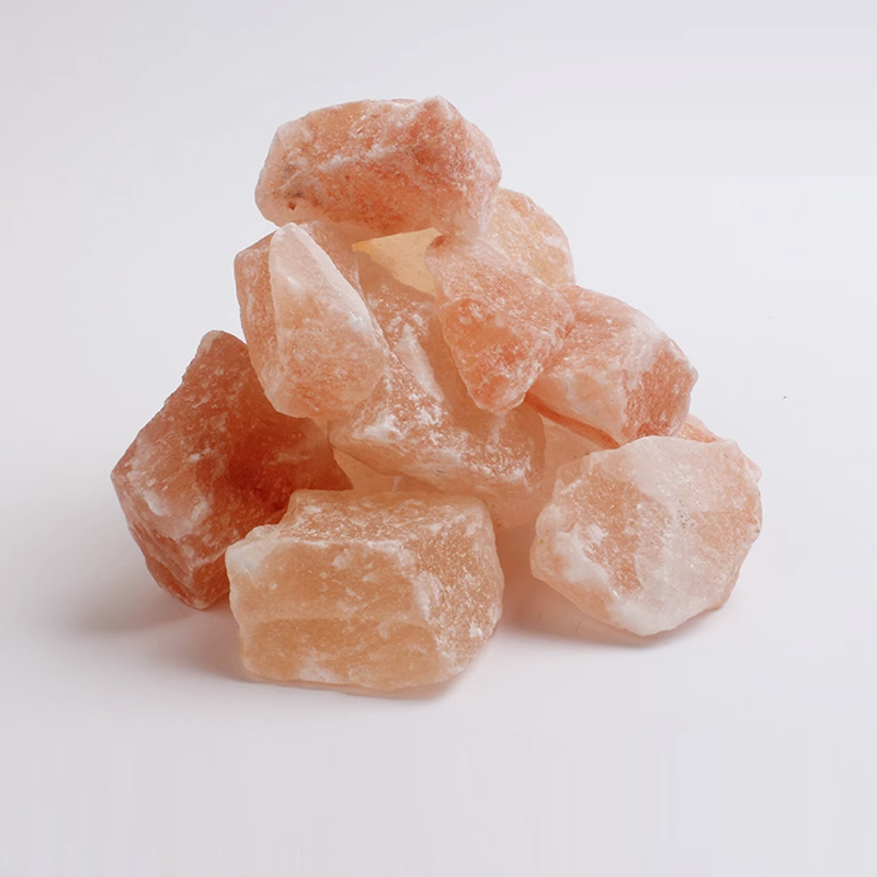 Retro Hanging Pink Himalayan Rock Salt Basket Lamp