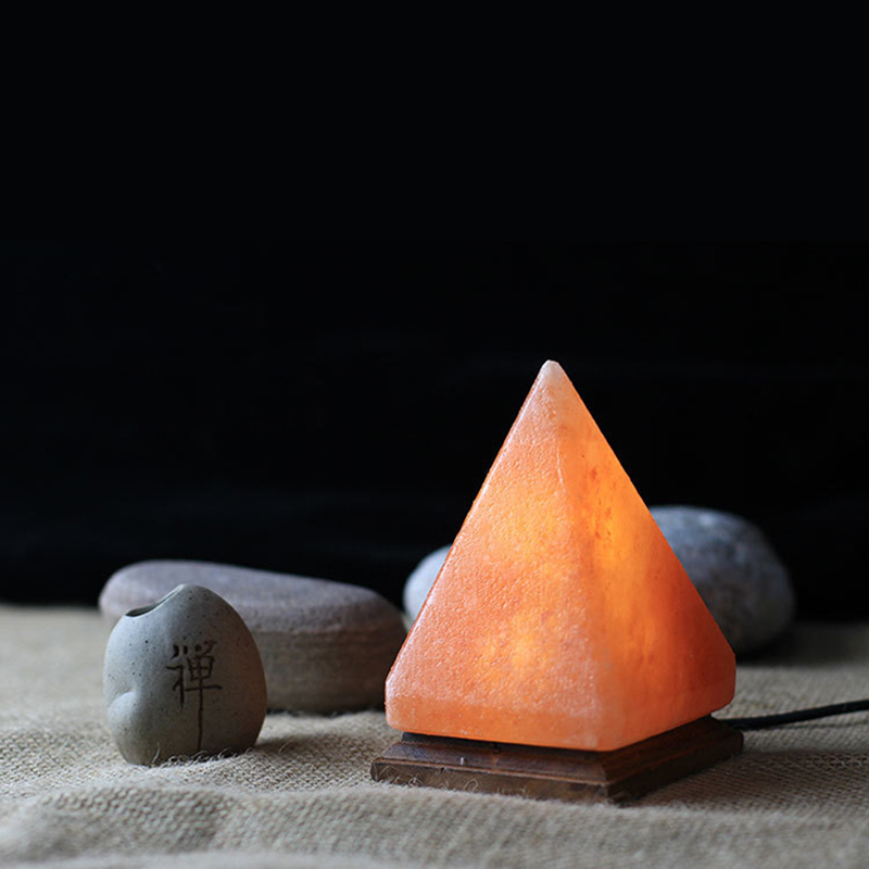 Pyramid Himalayan Salt Lamp USB Decorative Night Lights