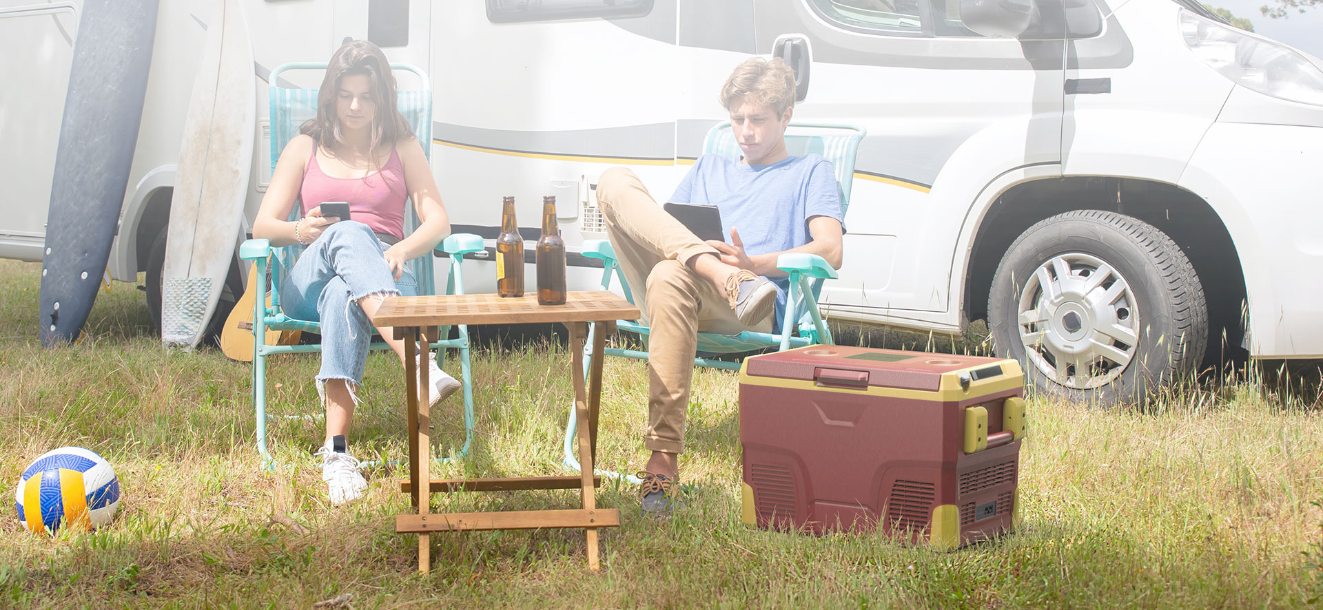 Alpicool IR42 40L Car Home Dual Use Camping Fridge