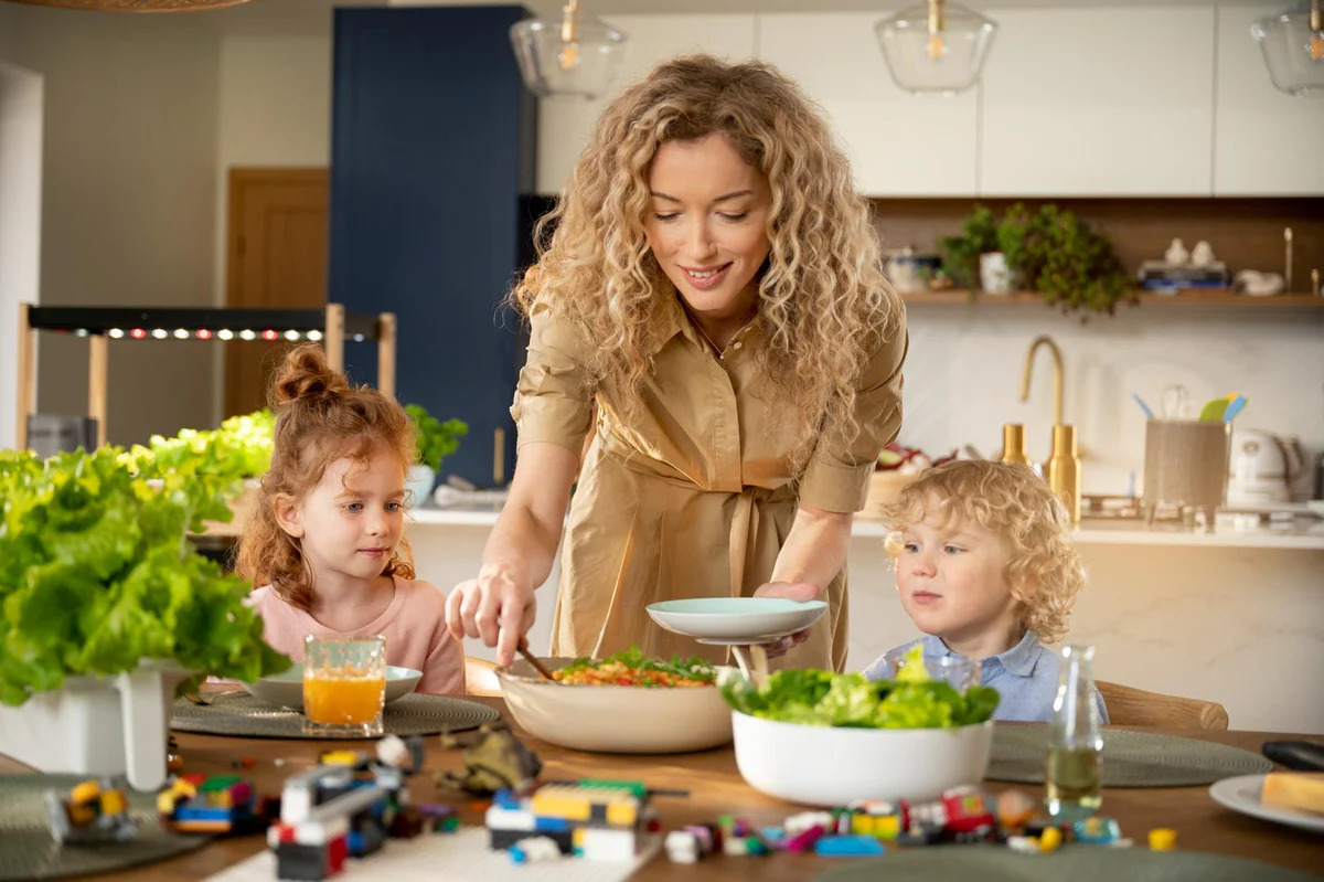 Eat healthy food from your own plants