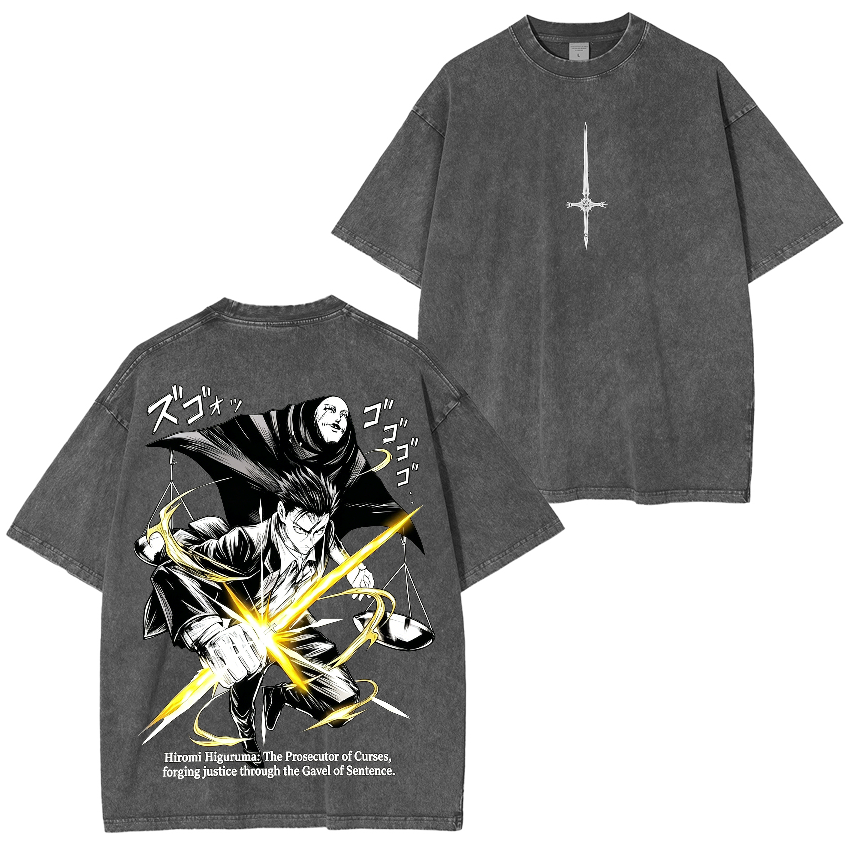 Higuruma Hiromi,Jujutsu Kaisen Unisex Washed T-Shirt