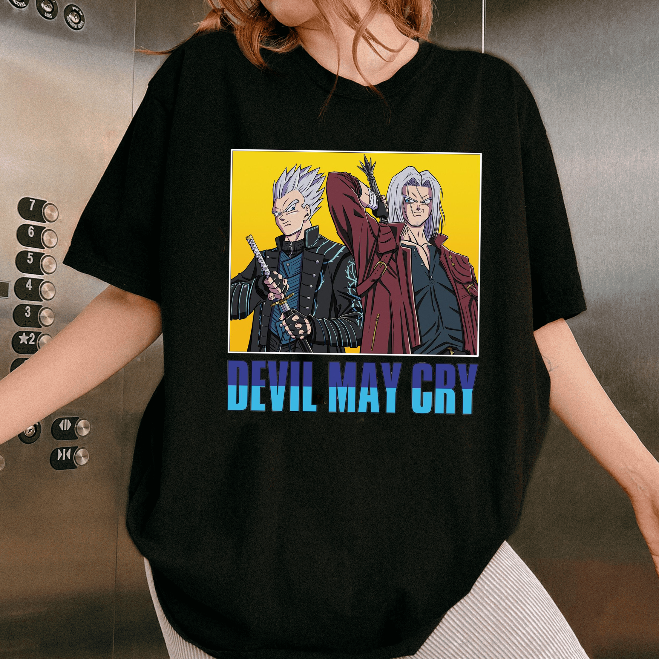 Dragon Ball Z x Devil May Cry Funny Unisex T-shirt/Crewneck/Hoodie