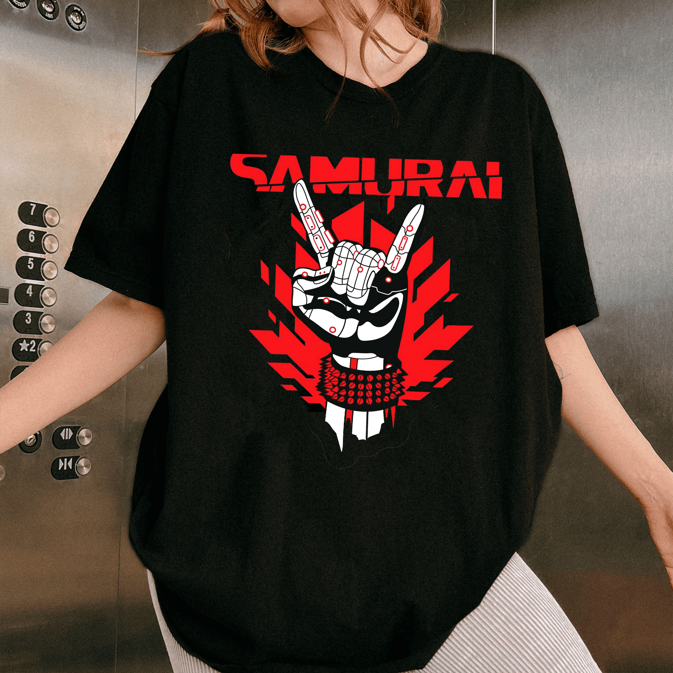 Samurai The Ballad Of Buck Ravers Cyberpunk 2077 Unisex T-shirt/Crewneck/Hoodie