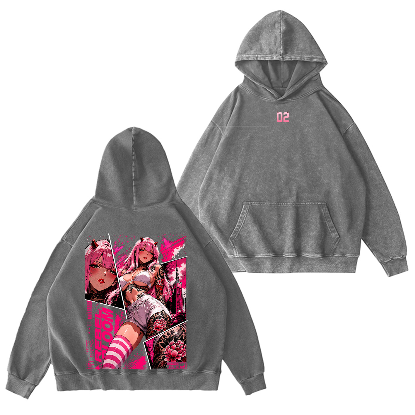 Absolute Cutie ZeroTwo Oversized T-shirt/Crewneck/Hoodie