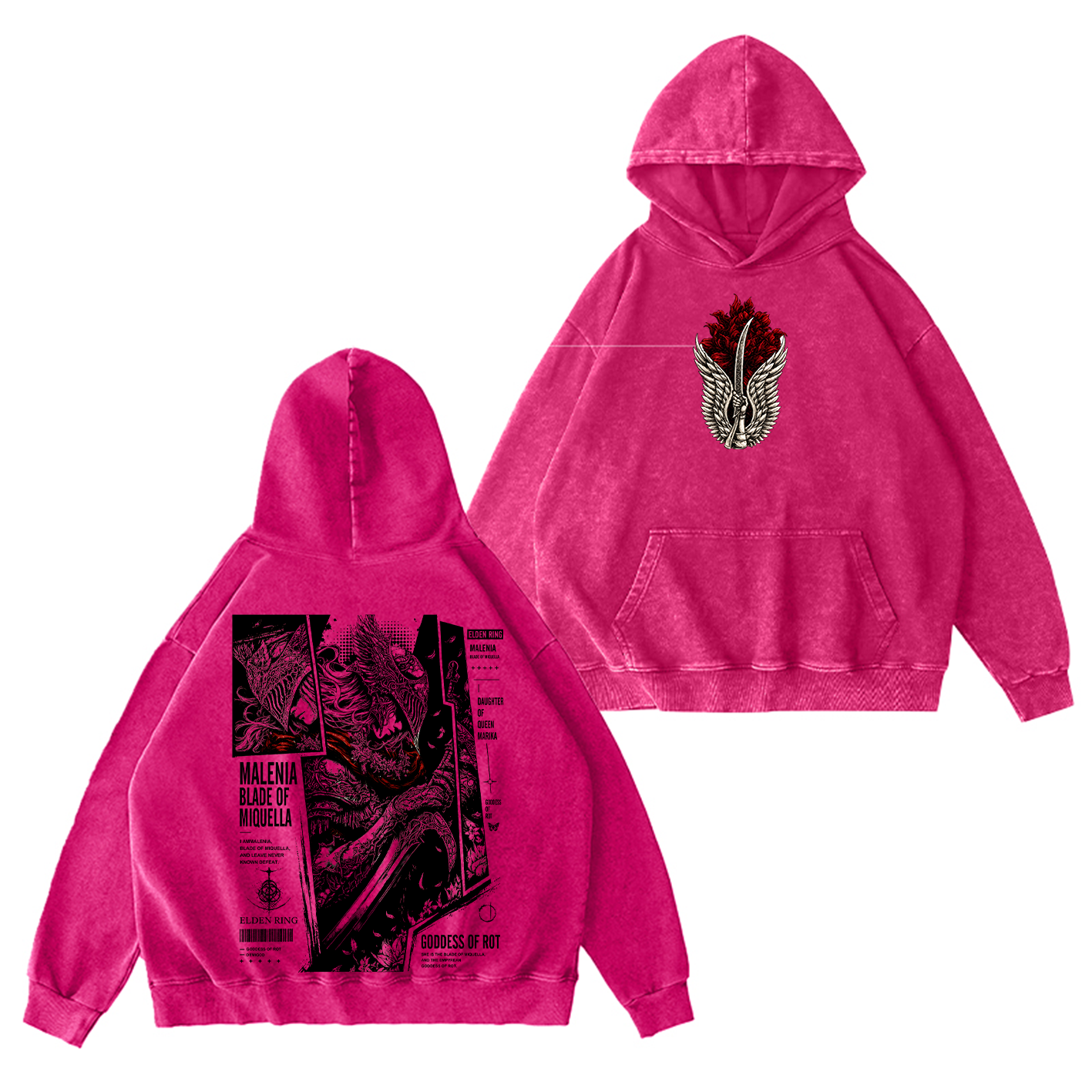 Malenia Elden Ring Washed T-shirt/Crewneck/Hoodie