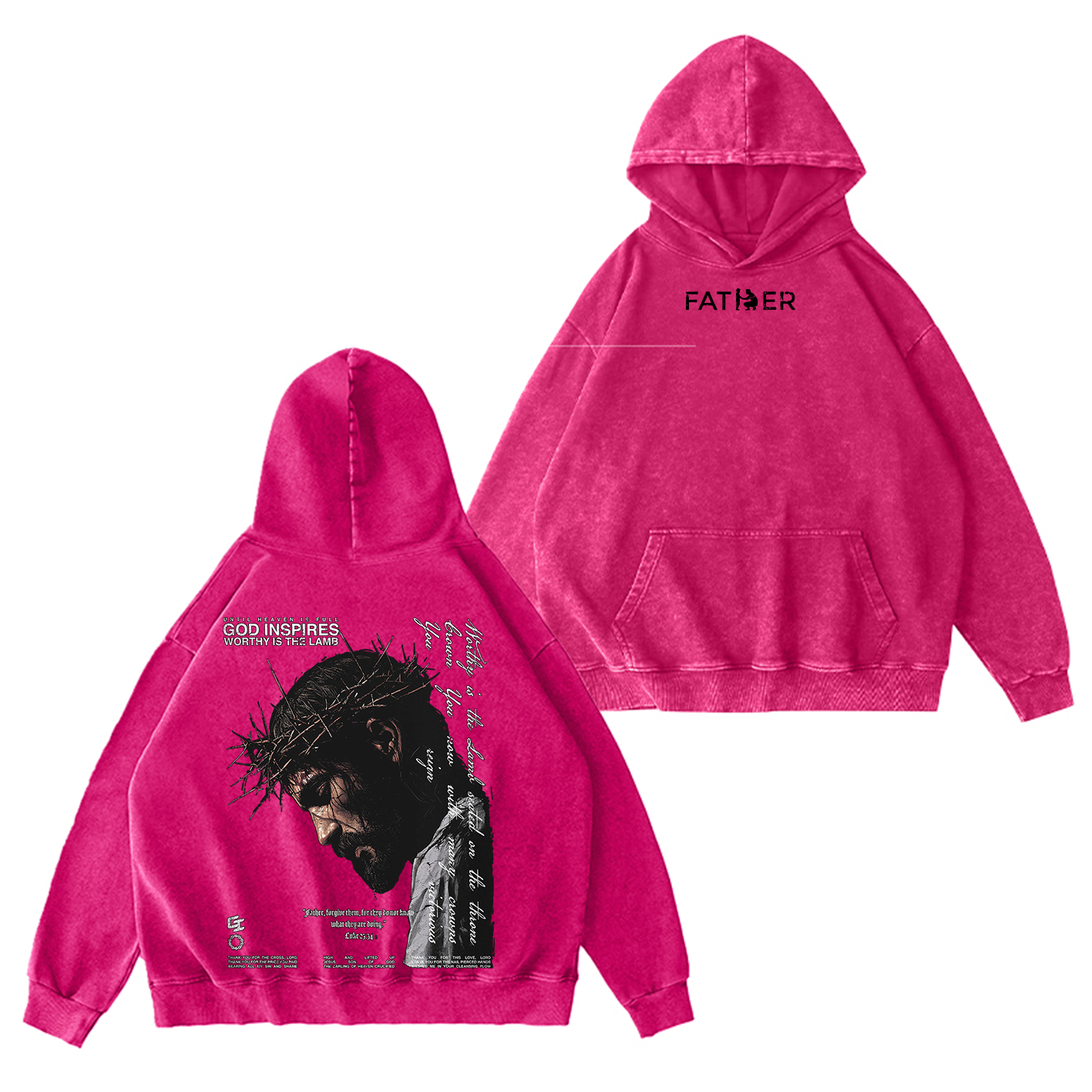 Father Forgive ThemOversized T-shirt/Crewneck/Hoodie