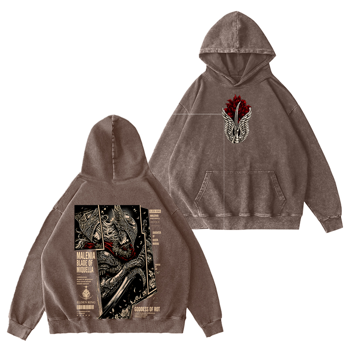 Malenia Elden Ring Washed T-shirt/Crewneck/Hoodie