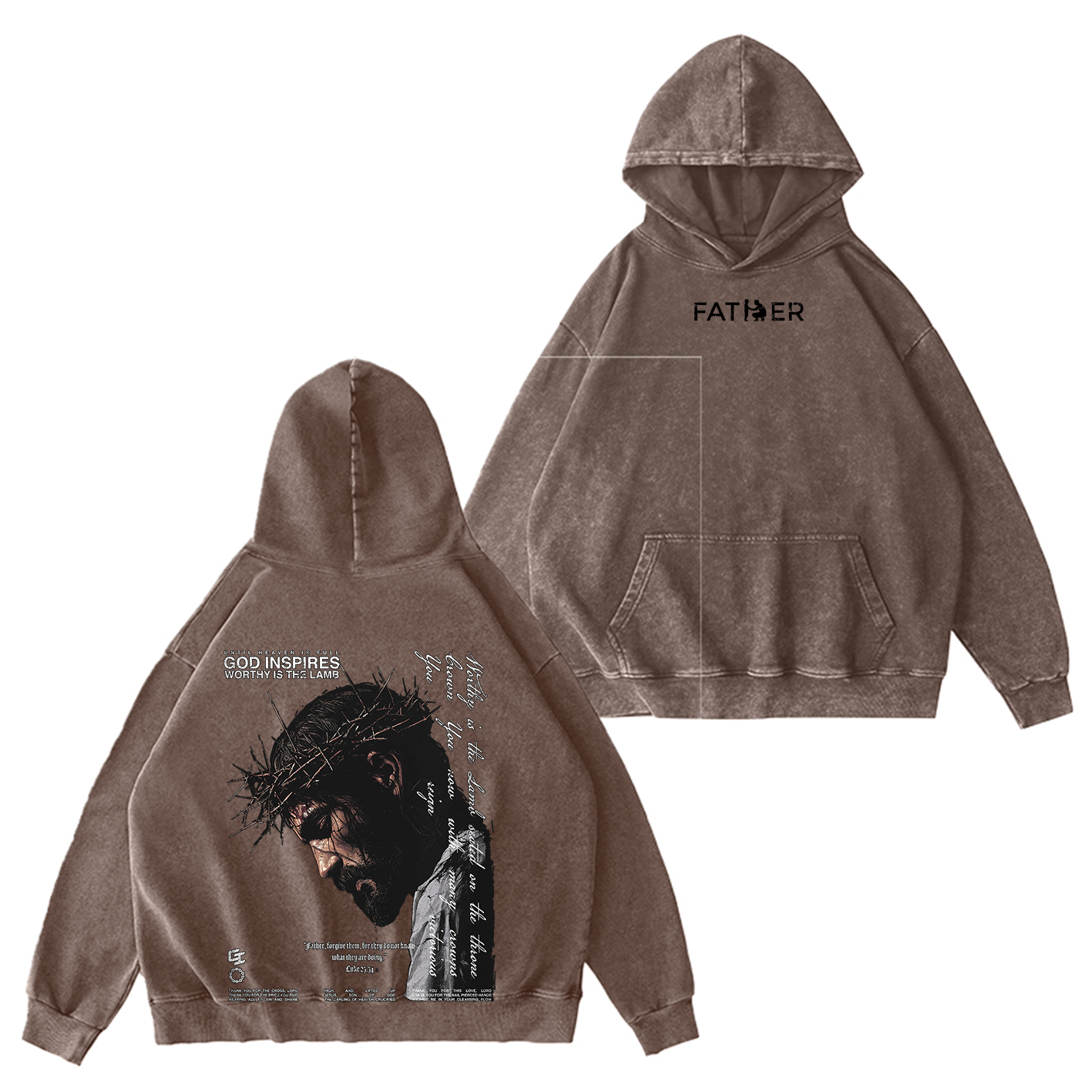 Father Forgive ThemOversized T-shirt/Crewneck/Hoodie