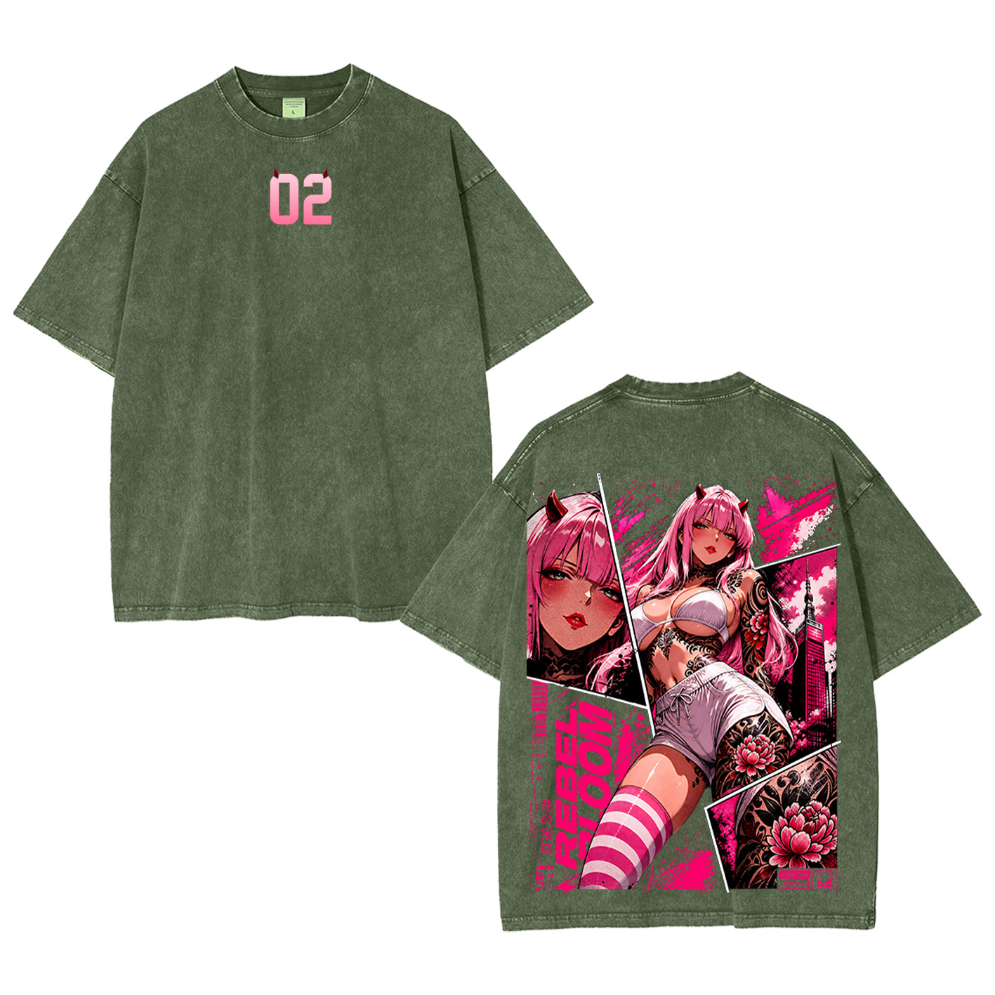 Absolute Cutie ZeroTwo Oversized T-shirt/Crewneck/Hoodie