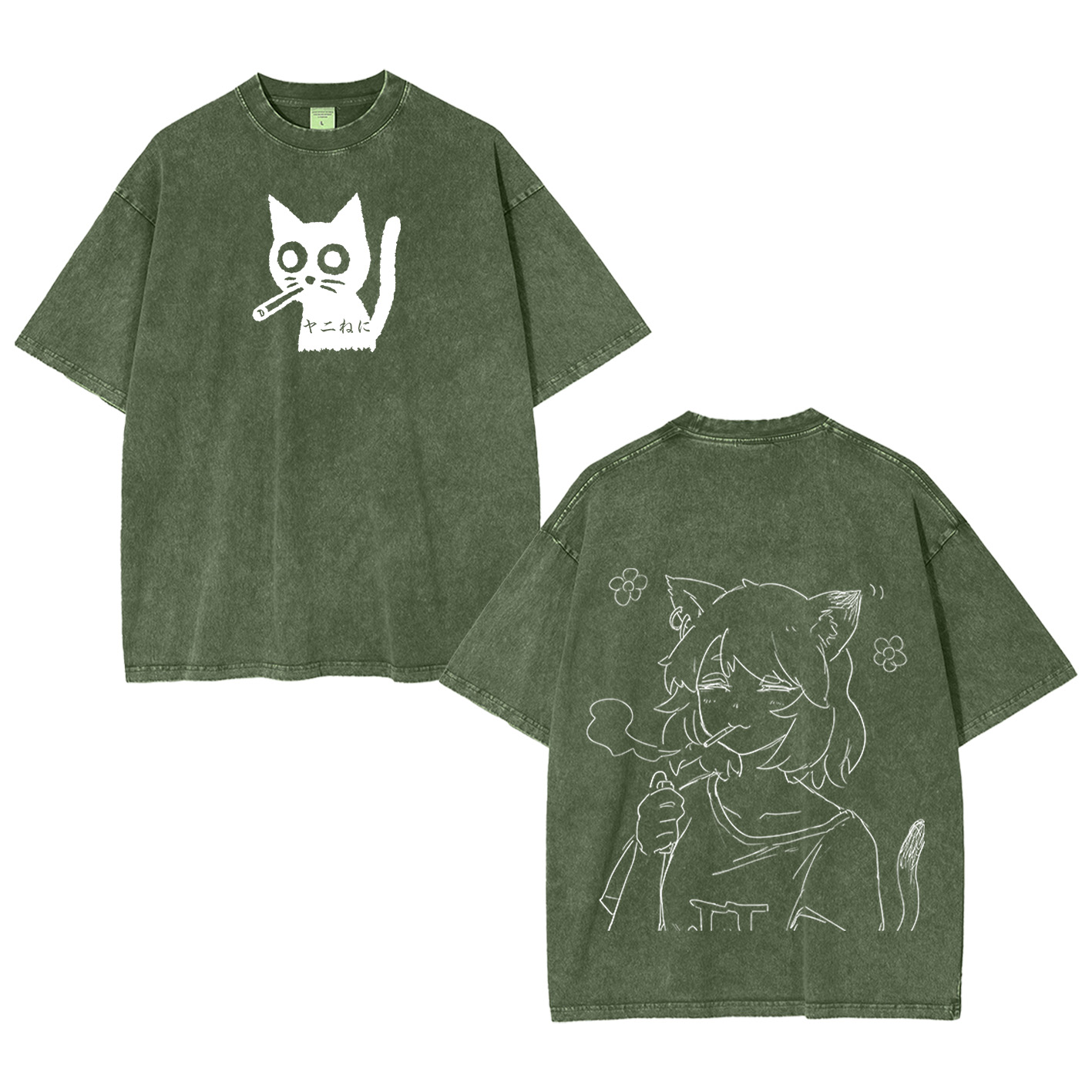 Yani Neko Oversized T-shirt/Crewneck/Hoodie