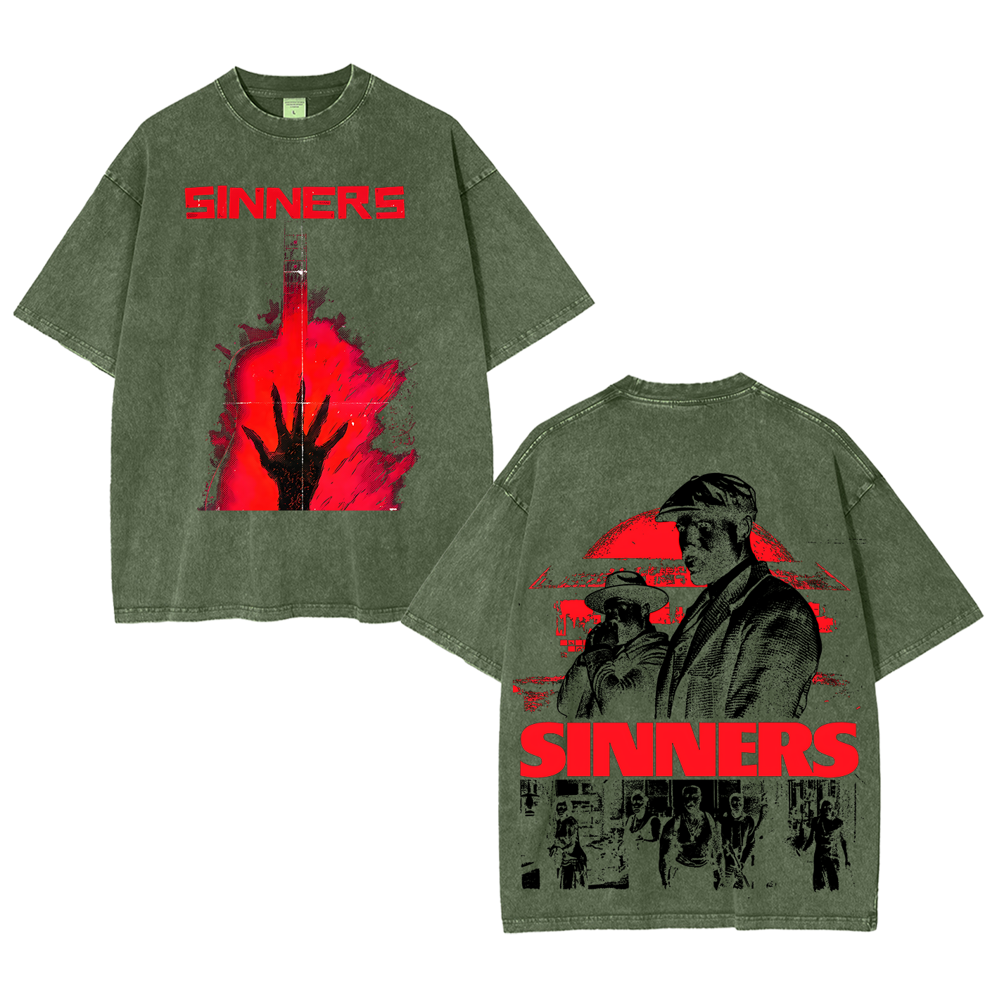 Sinners Movie Oversized T-shirt/Crewneck/Hoodie