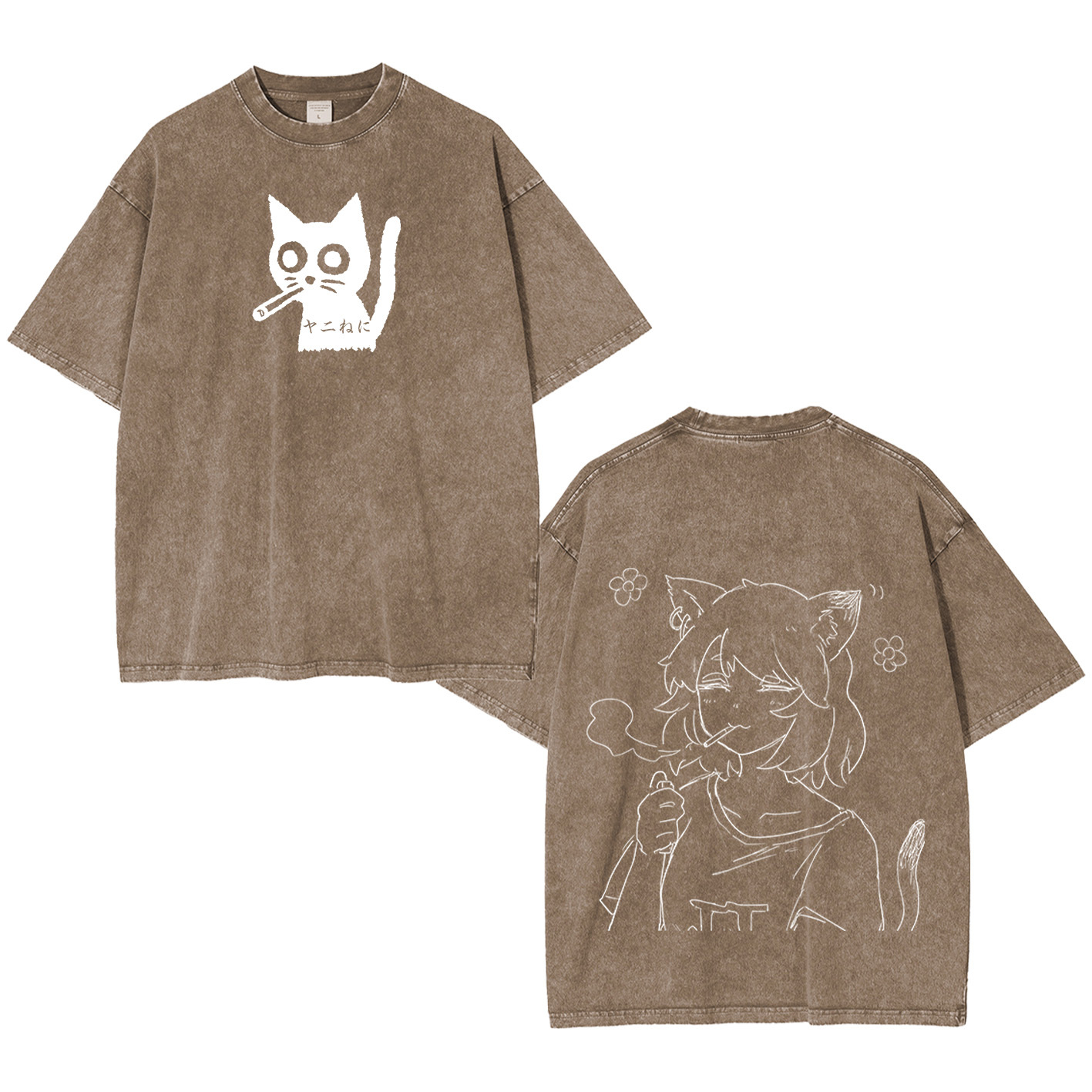 Yani Neko Oversized T-shirt/Crewneck/Hoodie