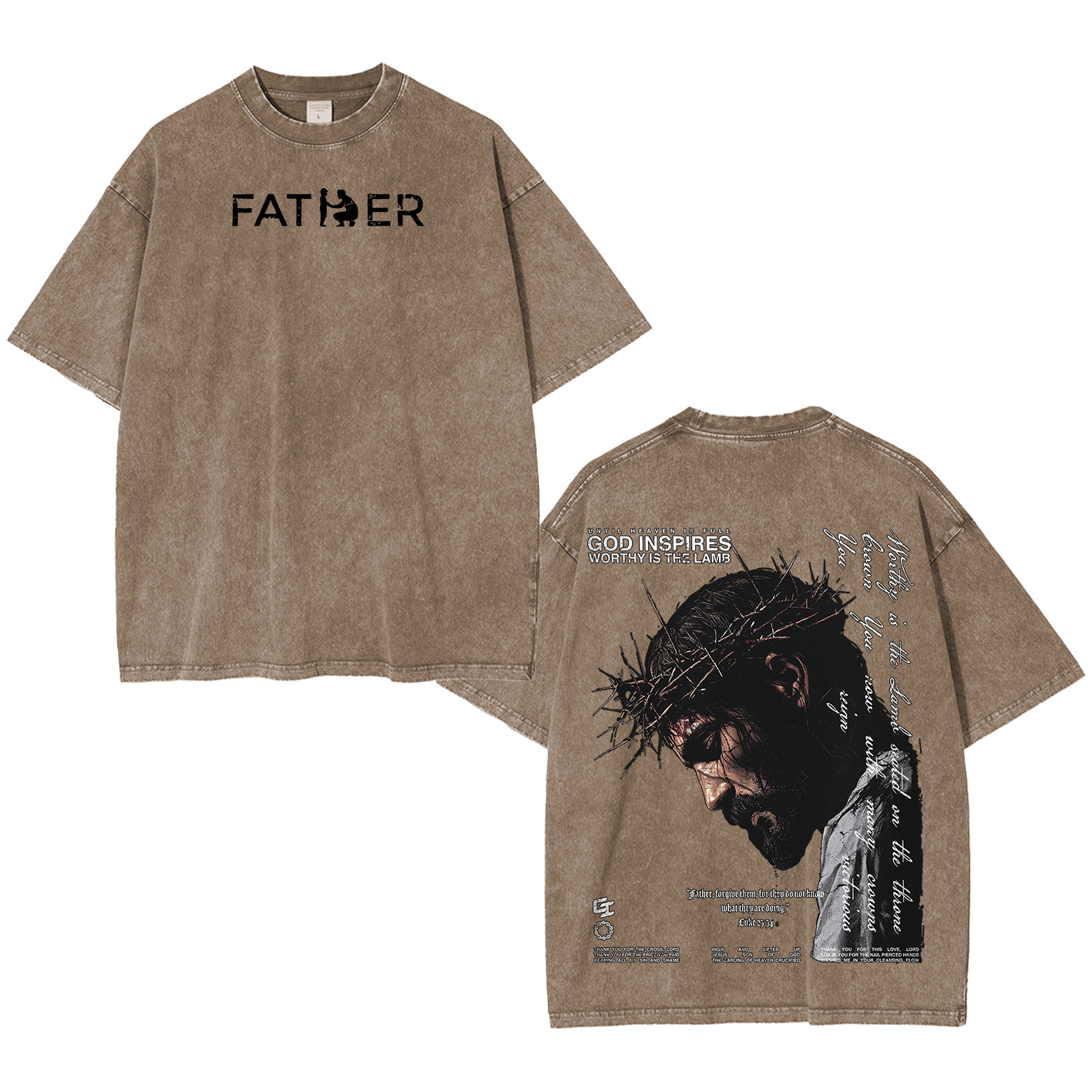 Father Forgive ThemOversized T-shirt/Crewneck/Hoodie