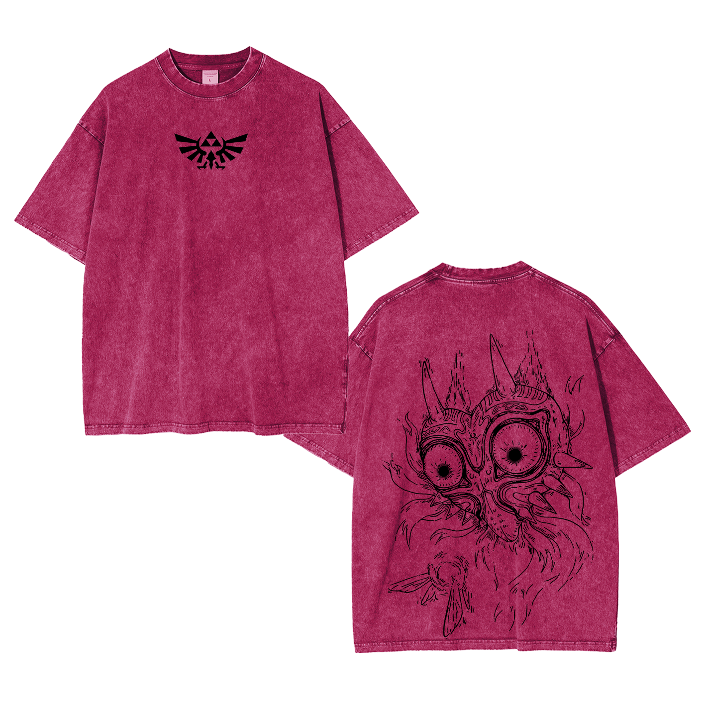 Zelda Majora's Mask Premium  Unisex Washed Unisex Washed T-shirt/Crewneck/Hoodie
