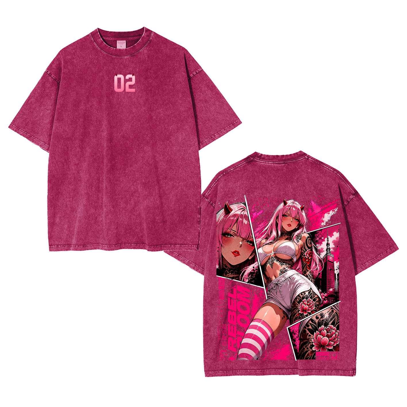 Absolute Cutie ZeroTwo Oversized T-shirt/Crewneck/Hoodie