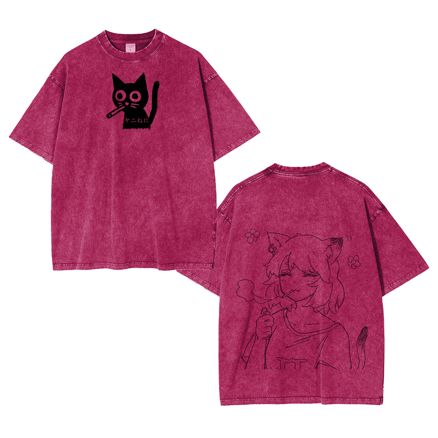 Yani Neko Oversized T-shirt/Crewneck/Hoodie