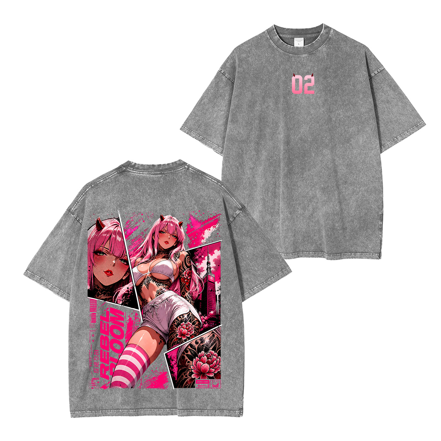 Absolute Cutie ZeroTwo Oversized T-shirt/Crewneck/Hoodie