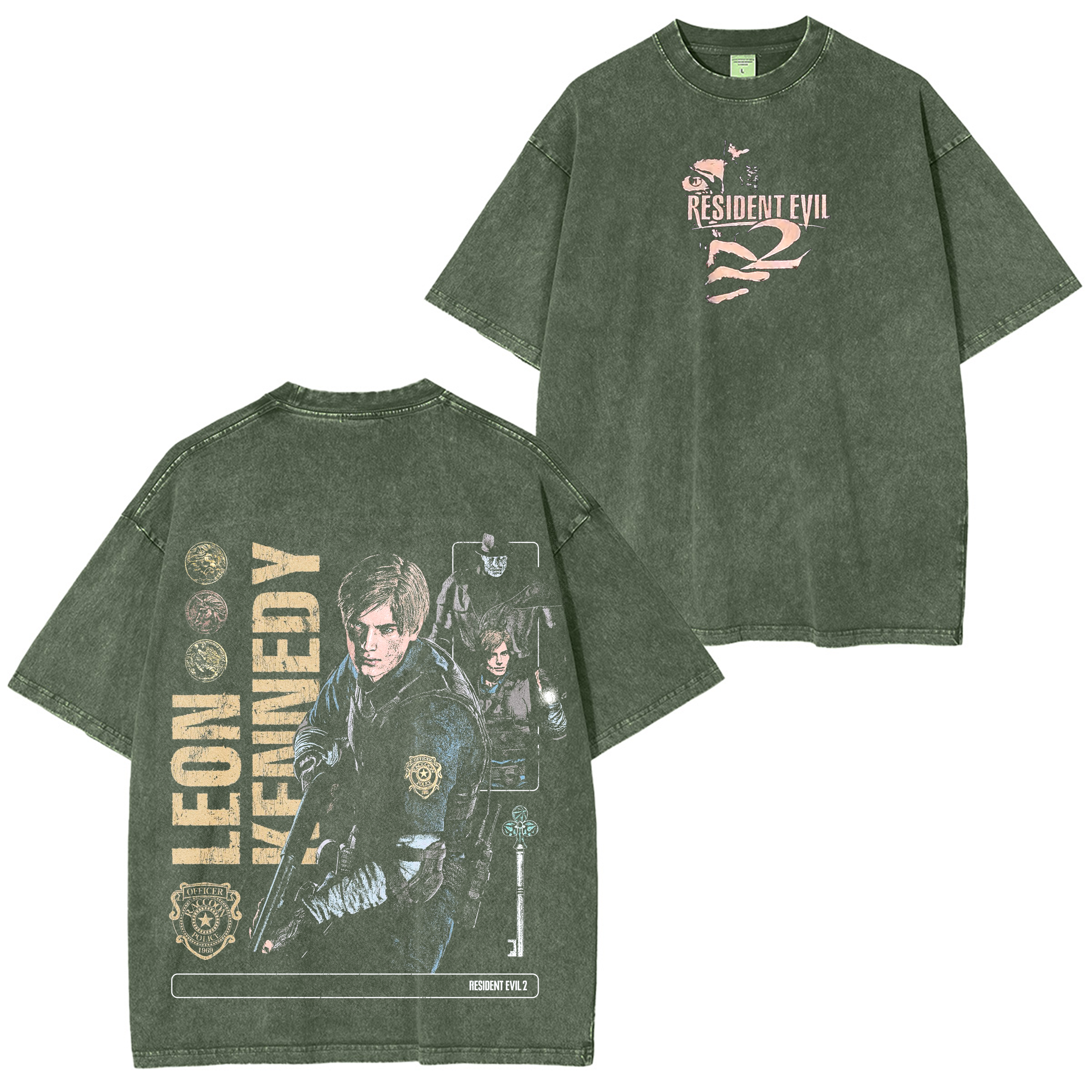 Resident Evil Leon Kennedy Requiem Oversized T-shirt/Crewneck/Hoodie