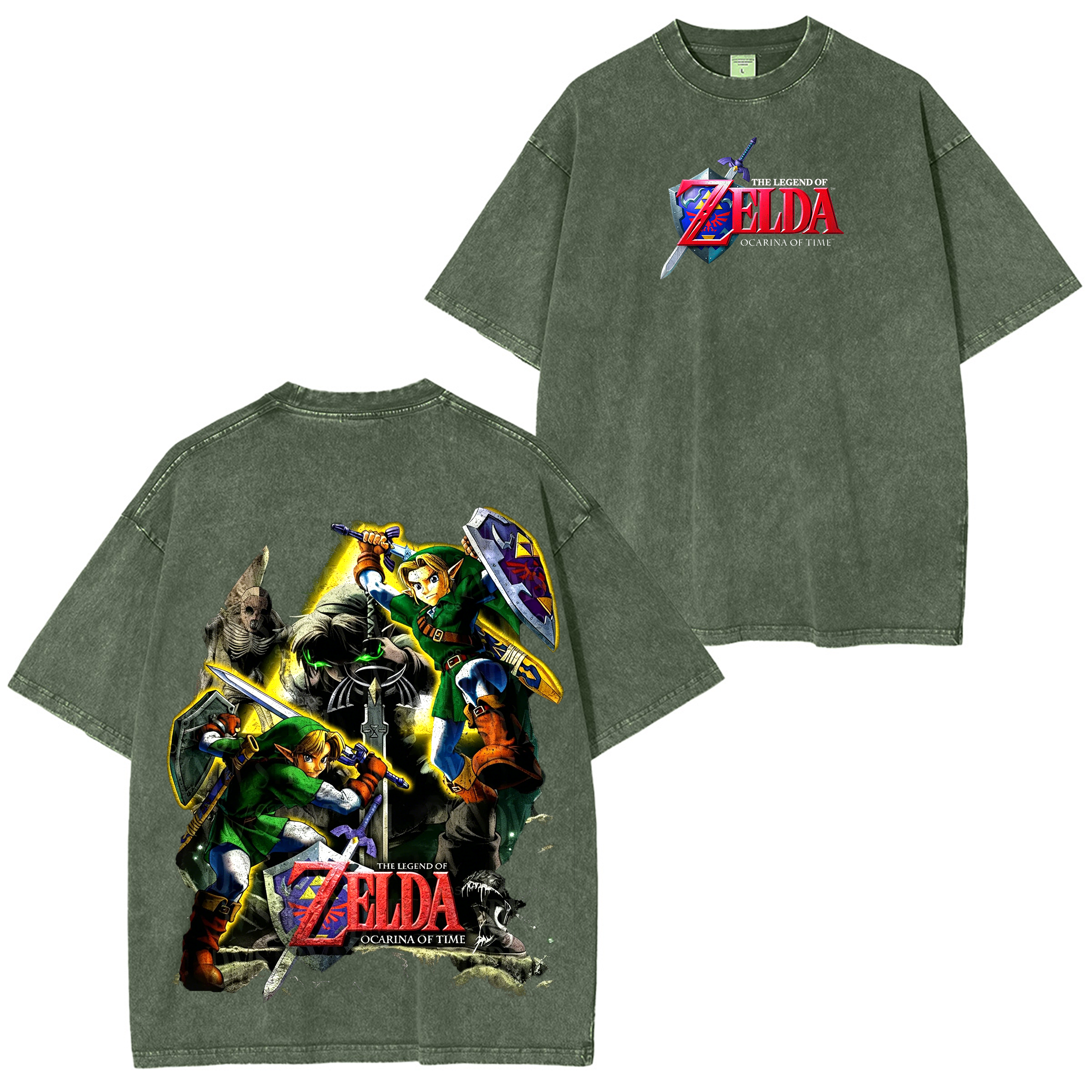 The Legend of Zelda Unisex Washed T-Shirt
