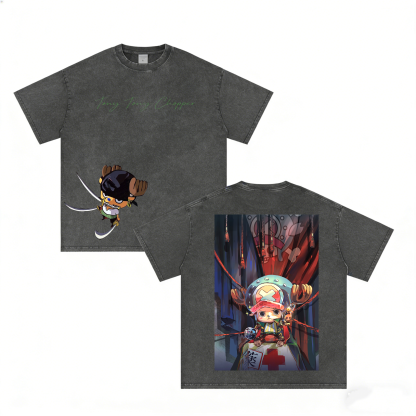 Tony Tony Chopper,One Piece Unisex Washed T-Shirt
